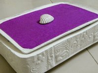 Yellow Craft Plaster Jewelry Box